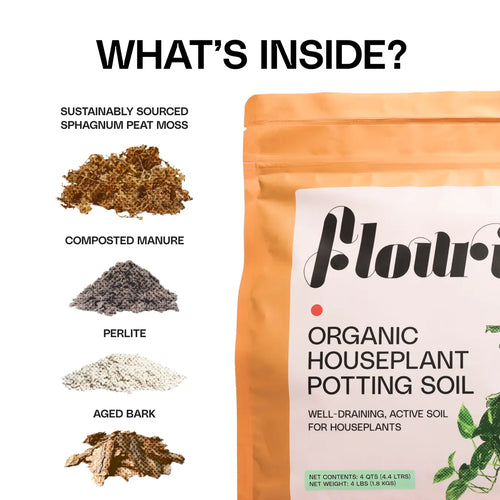 Flourish Organic Houseplant Potting Soil