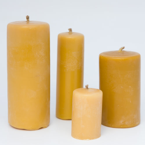 Beeswax Pillar Candles