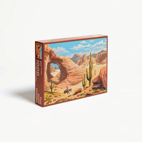 Paint by Numbers Desert Puzzle