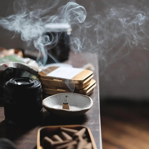 Tobacco + Black Pepper Incense Cones, Tin of 30