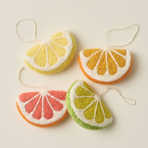 Citrus Ornament Set 