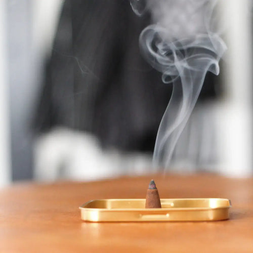Tobacco + Black Pepper Incense Cones, Tin of 30