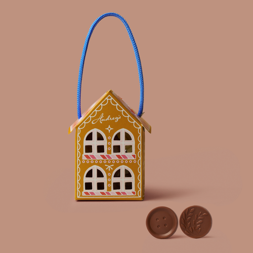 Christmas Button House by Audrey's Chocolates