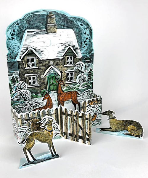Christmas Cottage Advent Calendar - Angela Harding