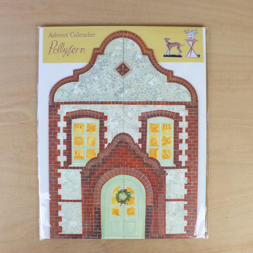 Festive Dutch Gable Advent Calendar