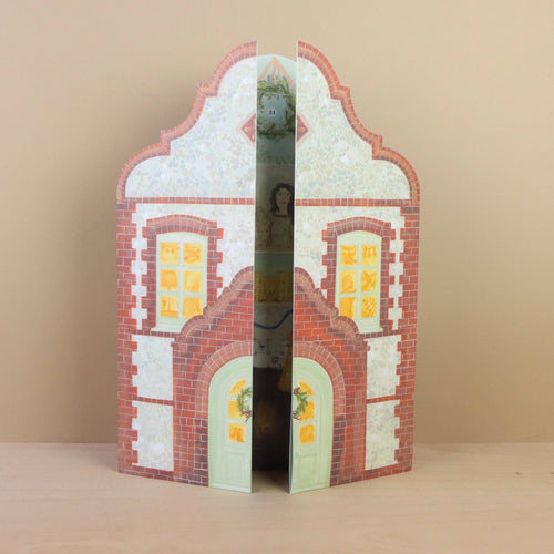 Festive Dutch Gable Advent Calendar