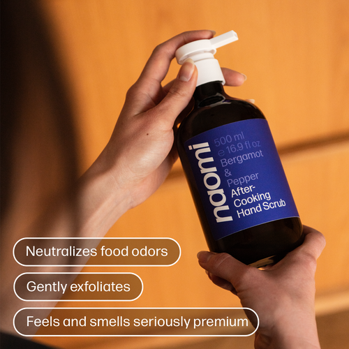 Naomi After-Cooking Hand Scrub | Bergamot & Black Pepper Hand Wash