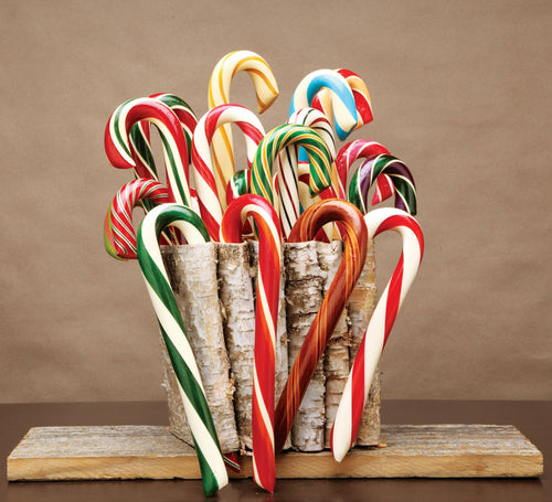 Hand-Spun Jumbo Candy Cane - Cherry - 1.75 oz