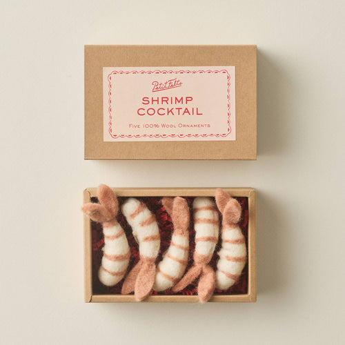 Shrimp Cocktail Ornament Set