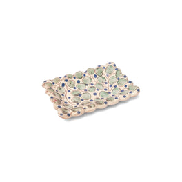KILIIM Scallop Cherry Ceramic Dish