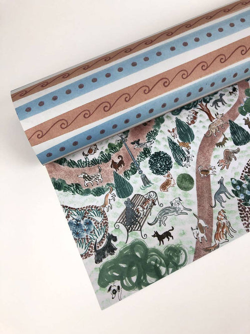 Dog Park Wrapping Paper - Emily Sutton