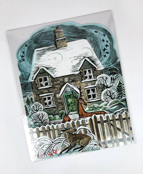 Christmas Cottage Advent Calendar - Angela Harding