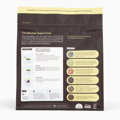 Rosy Soil  Organic Plant Food 4 Qt Bag