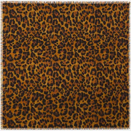 Cheetah Print Cashmere Bandana by Olin Wylder