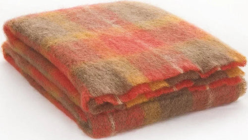 Drummin Flame Cushendale Mohair Throw