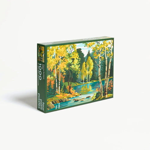 Paint by Numbers Forest Puzzle